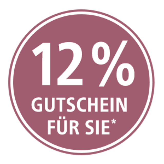 12% Gutschein für Sie