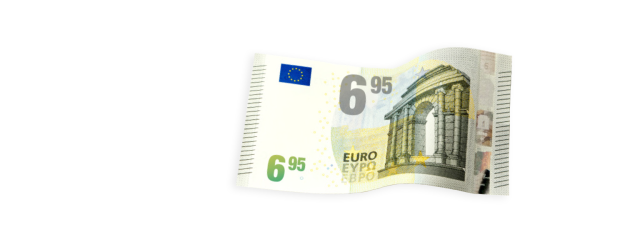 6,95 Euro Ersparnis 6,95 Euro Ersparnis