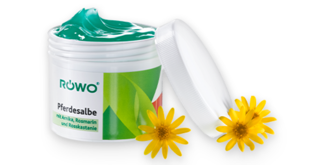 Unser Geschenk an Sie: die kühlende RÖWÖ-Pferdesalbe.