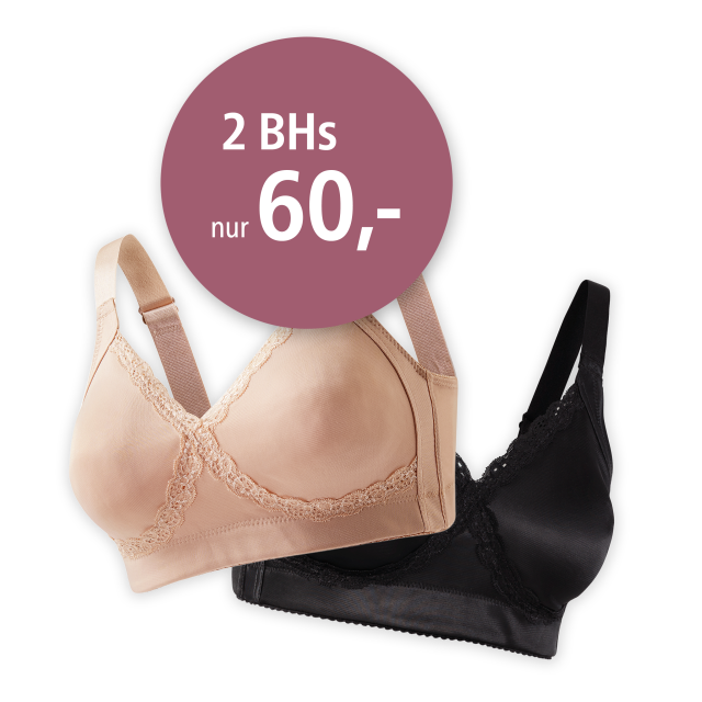 Bügelloses Wohlfühl-Modell: BH in verschiedenen Farben