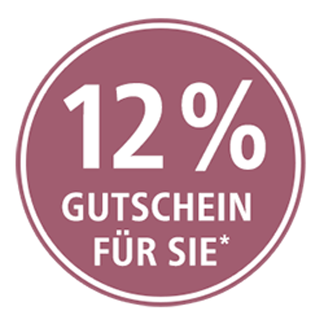 12% Gutschein für Sie
