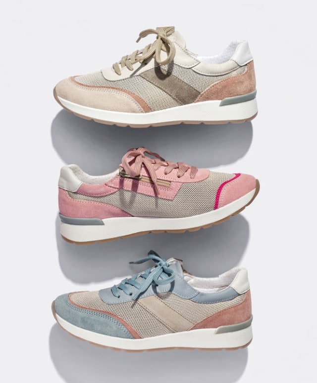 Hallux-Sneaker Multicolor in drei unterschiedlichen Farben