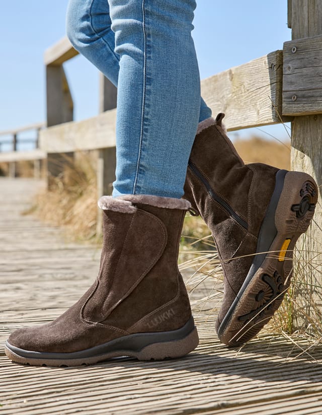 Lammfell-Stiefel Ultragrip