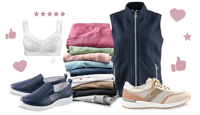 Auswahl an Produkten unserer besten Kunden Favoriten.