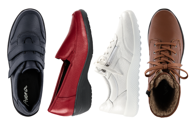 Auswahl an herbstlichen Hirschleder Schuhen