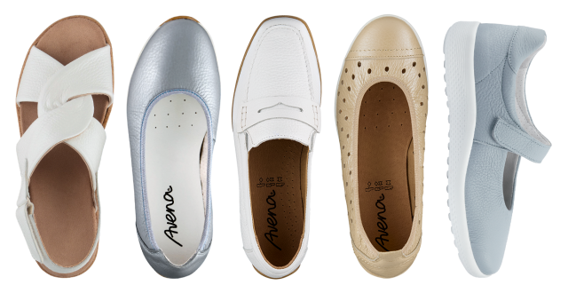 Auswahl an verschiedenen Hirschleder-Schuhen.