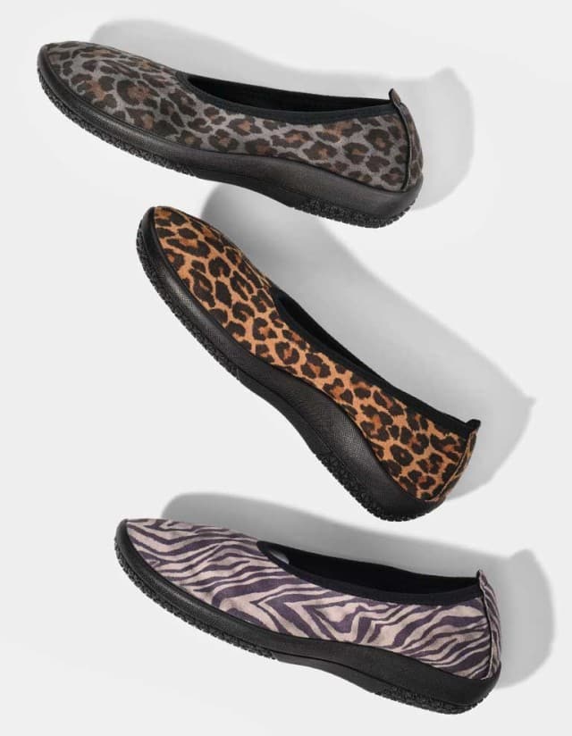 Hallux-Softslipper im Animalprint