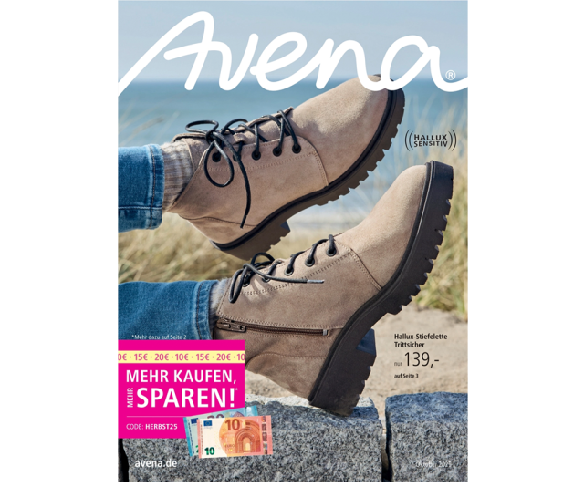 Titelseite des Avena-Katalogs