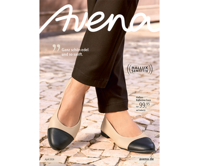 Titelseite des Avena-Katalogs