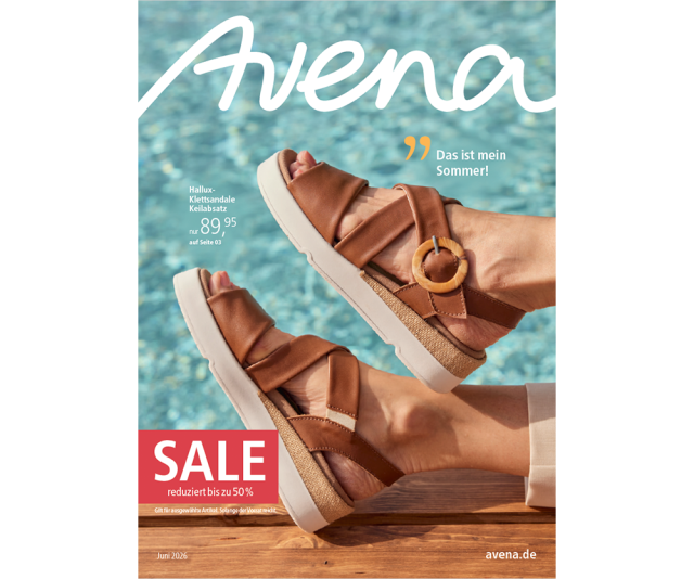 Titelseite des Avena-Katalogs