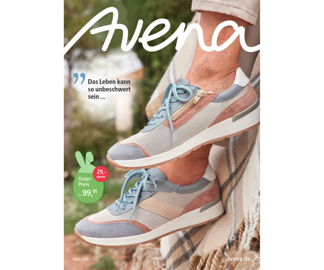 Titelseite des Avena-Katalogs