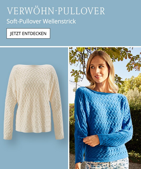 Soft-Pullover Wellenstrick | Avena