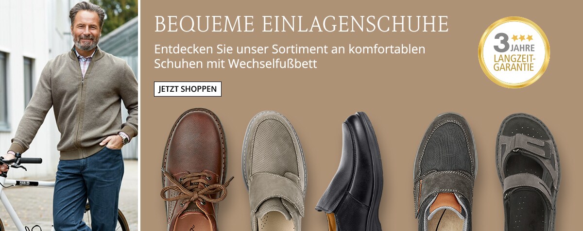 Schuhe für Einlagen Herren | Avena