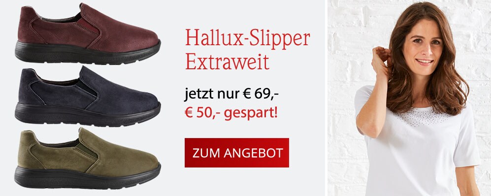 Hallux-Slipper Extraweit | Avena