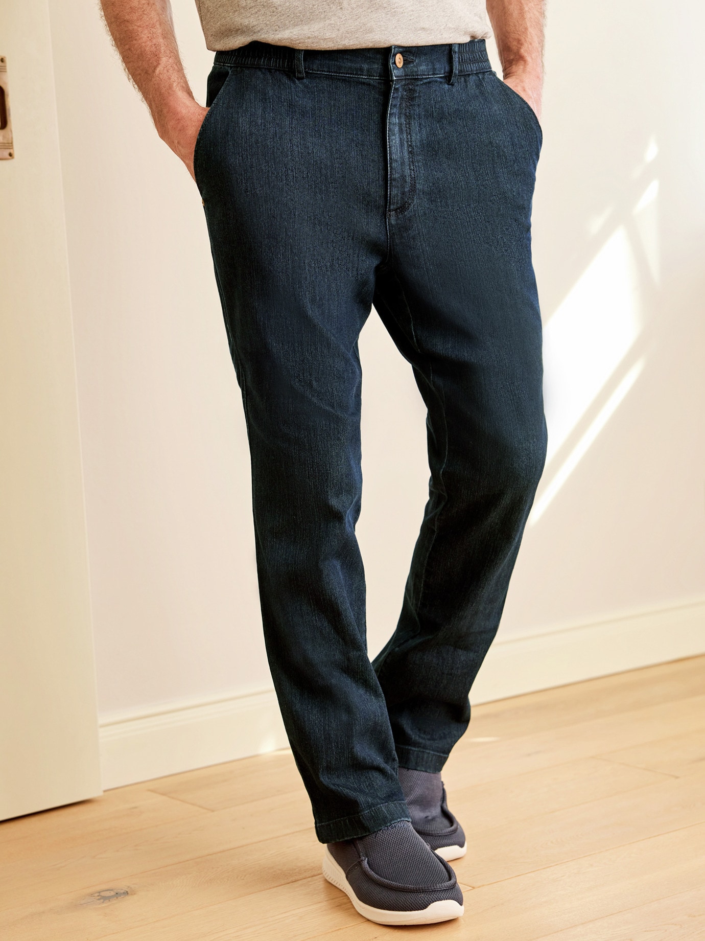 Komfortbund- Bequemjeans Dark Blue