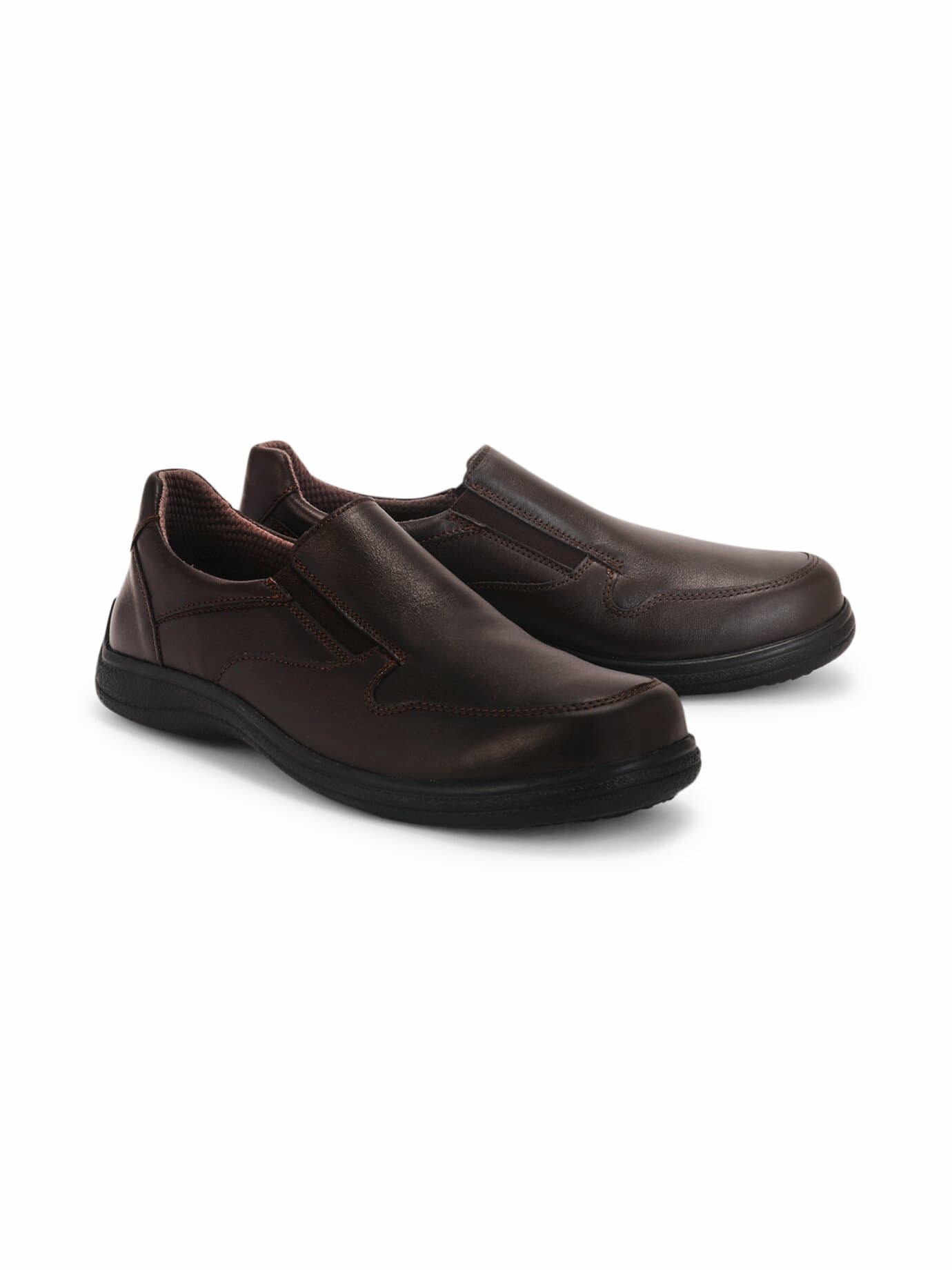 Avena Hallux Leder Slipper - Braun