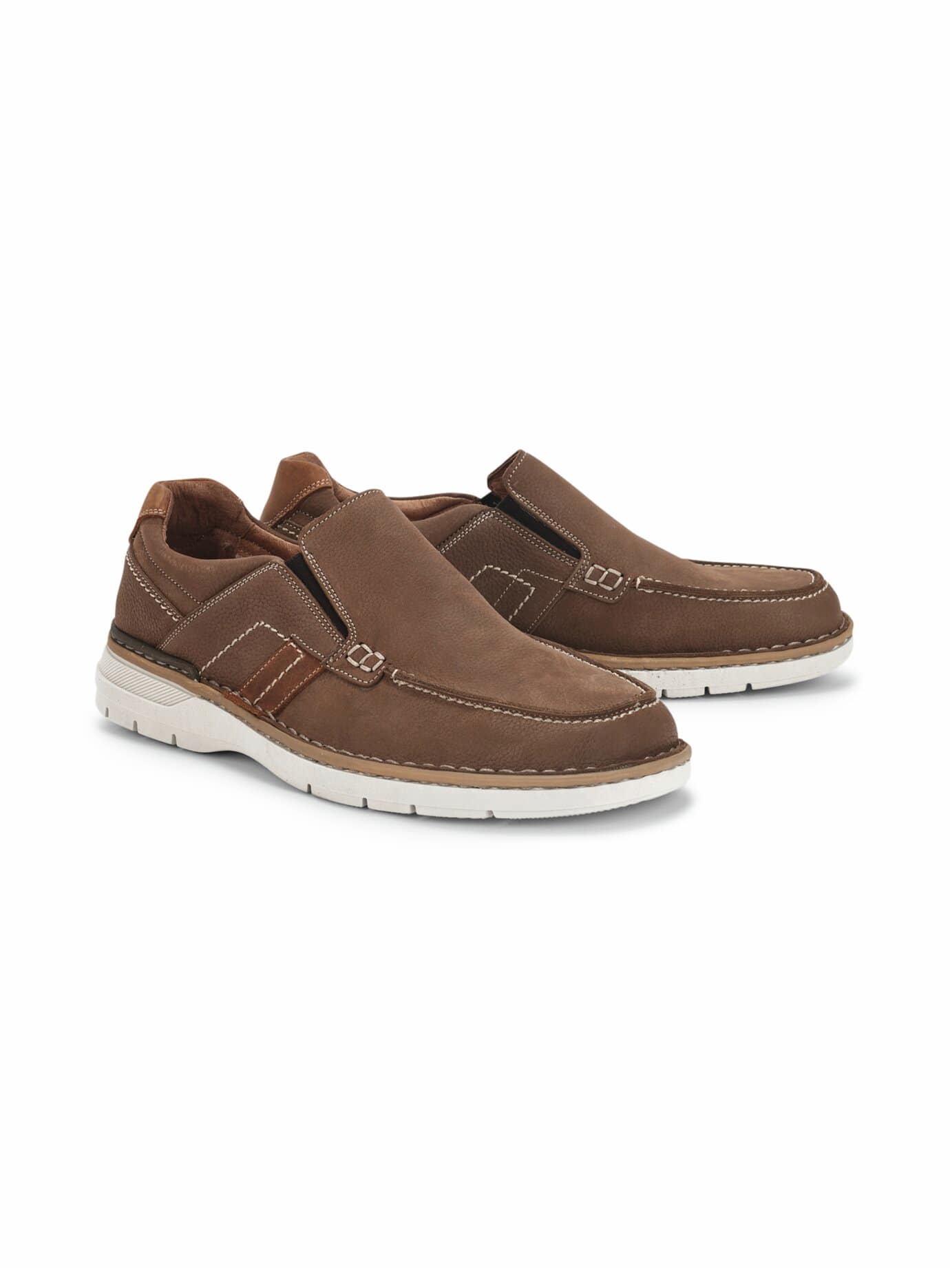 Freizeitslipper Bequemweite - Cognac