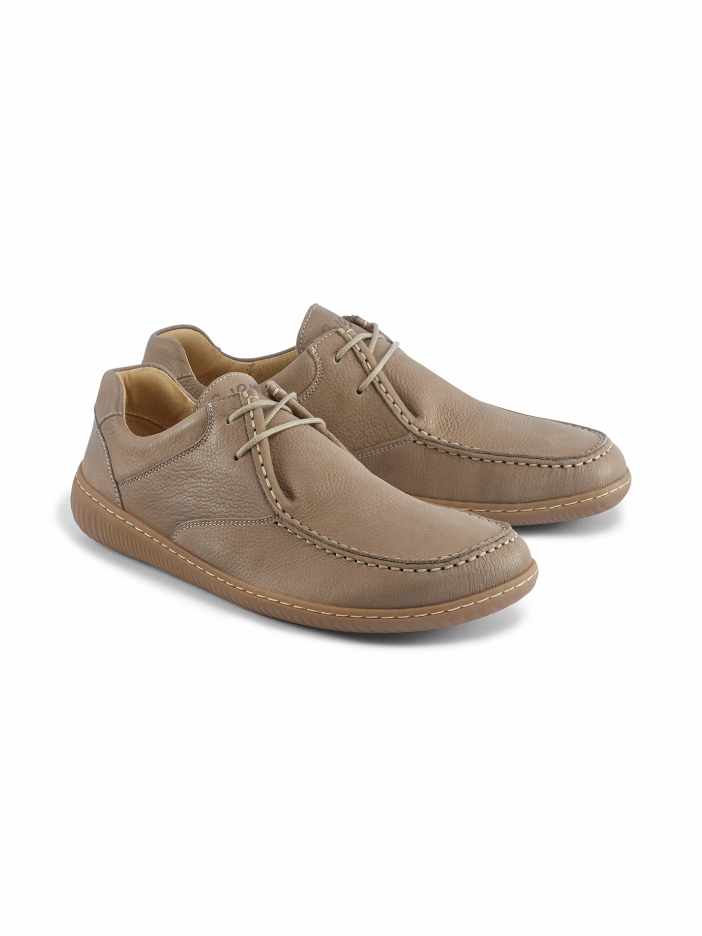 Naturform Mokassin Schnürer Beige