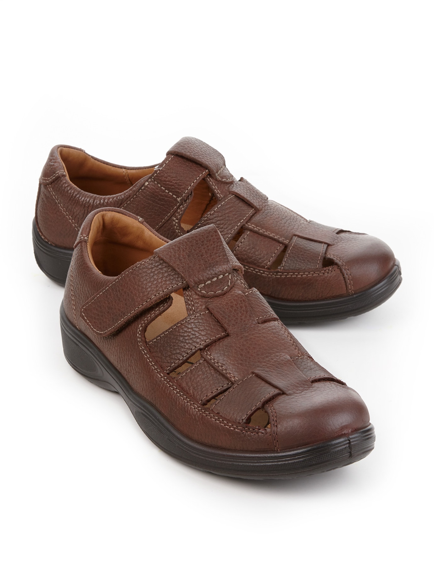 Klett-Sandalenschuh Braun