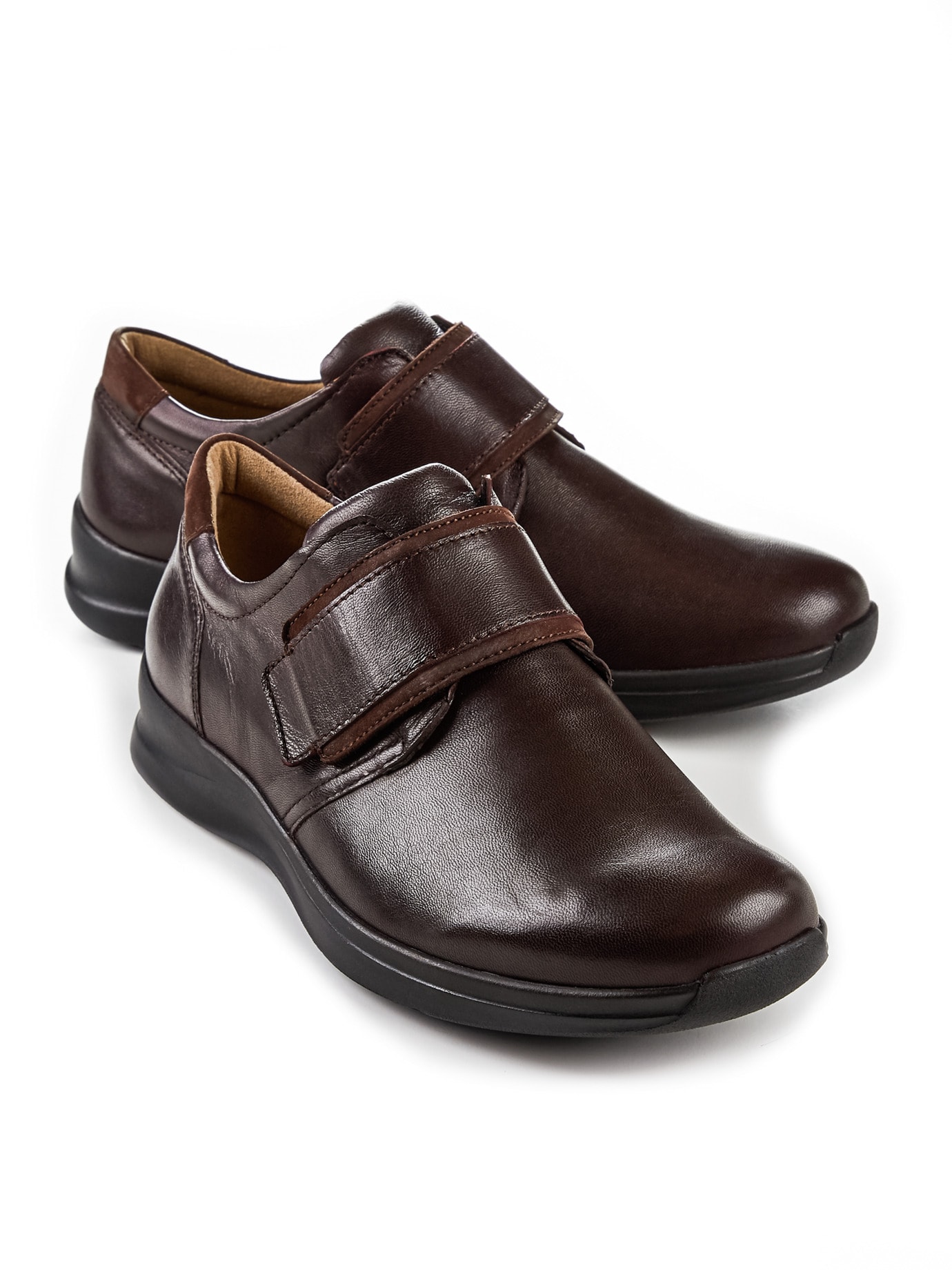 Avena-Therapie-Klettschuh Braun