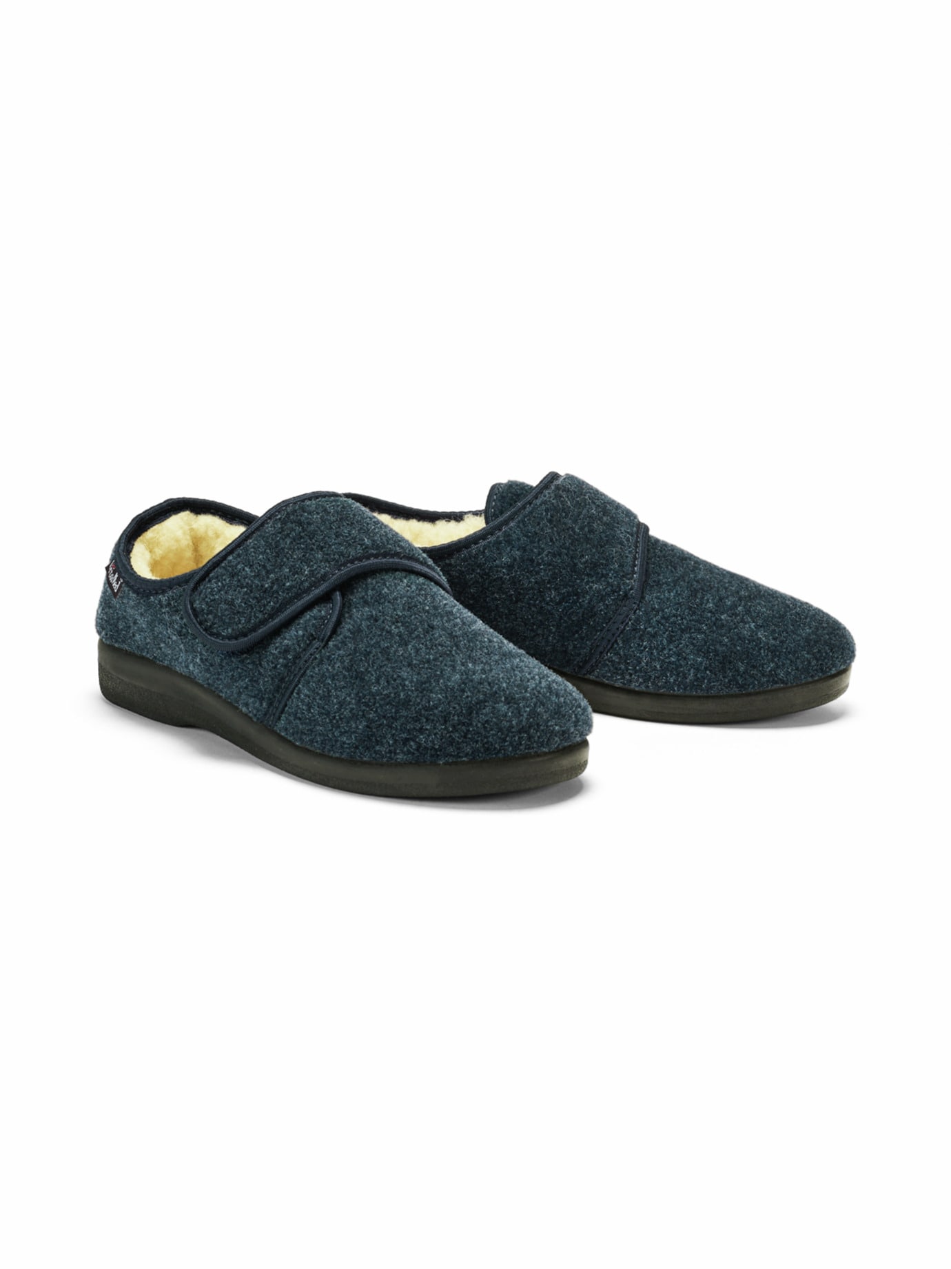 Klett-Hausschuh Thermo Blau