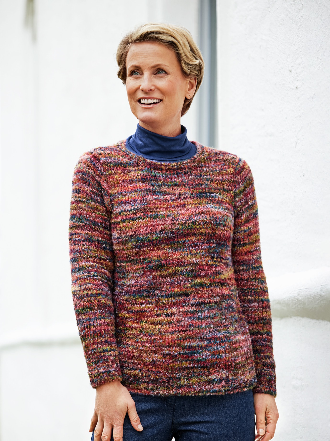 Alpaka Multicolor Pullover Multicolor
