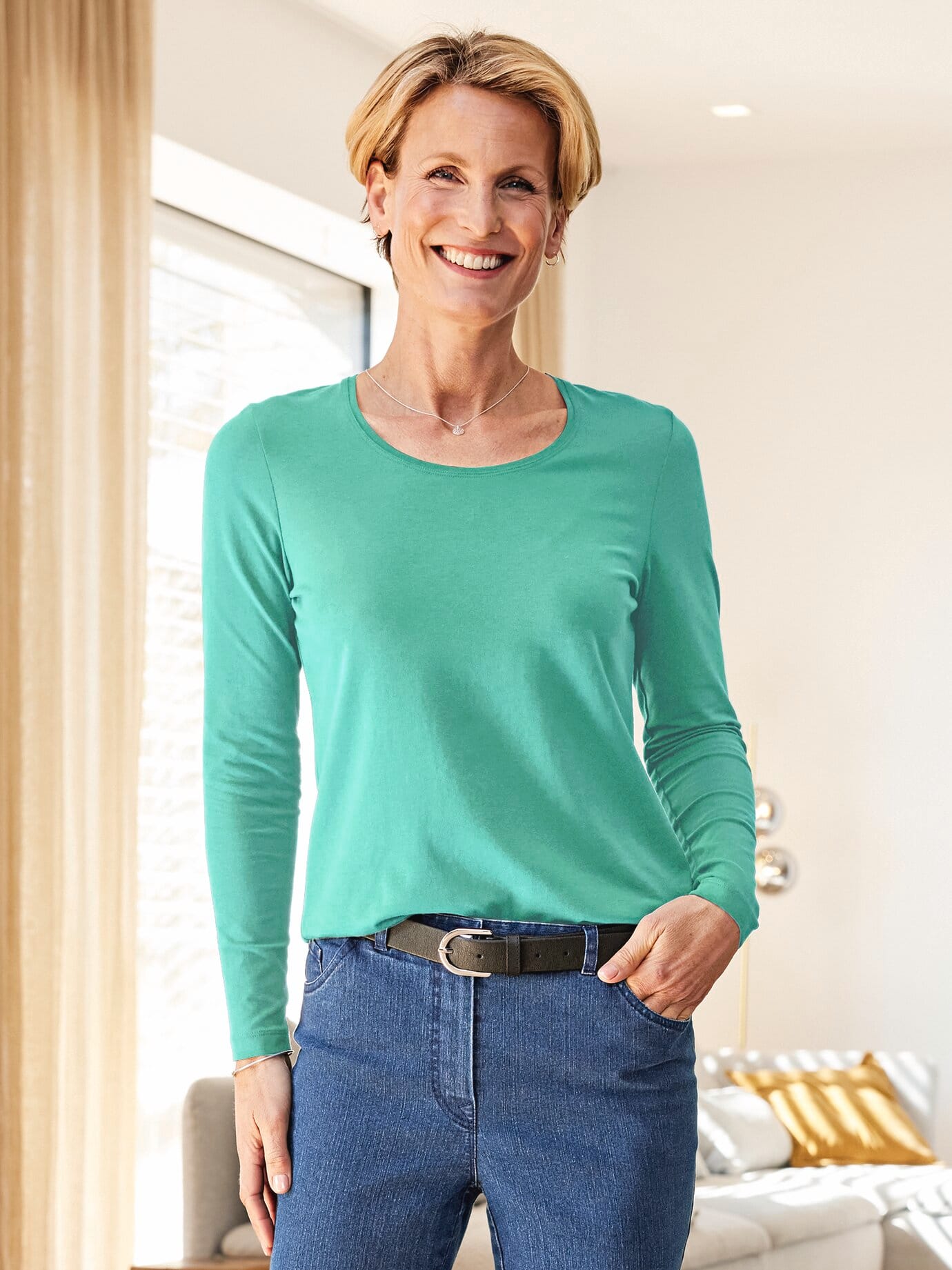 Thumbnail - Langarm-Shirt Baumwolle