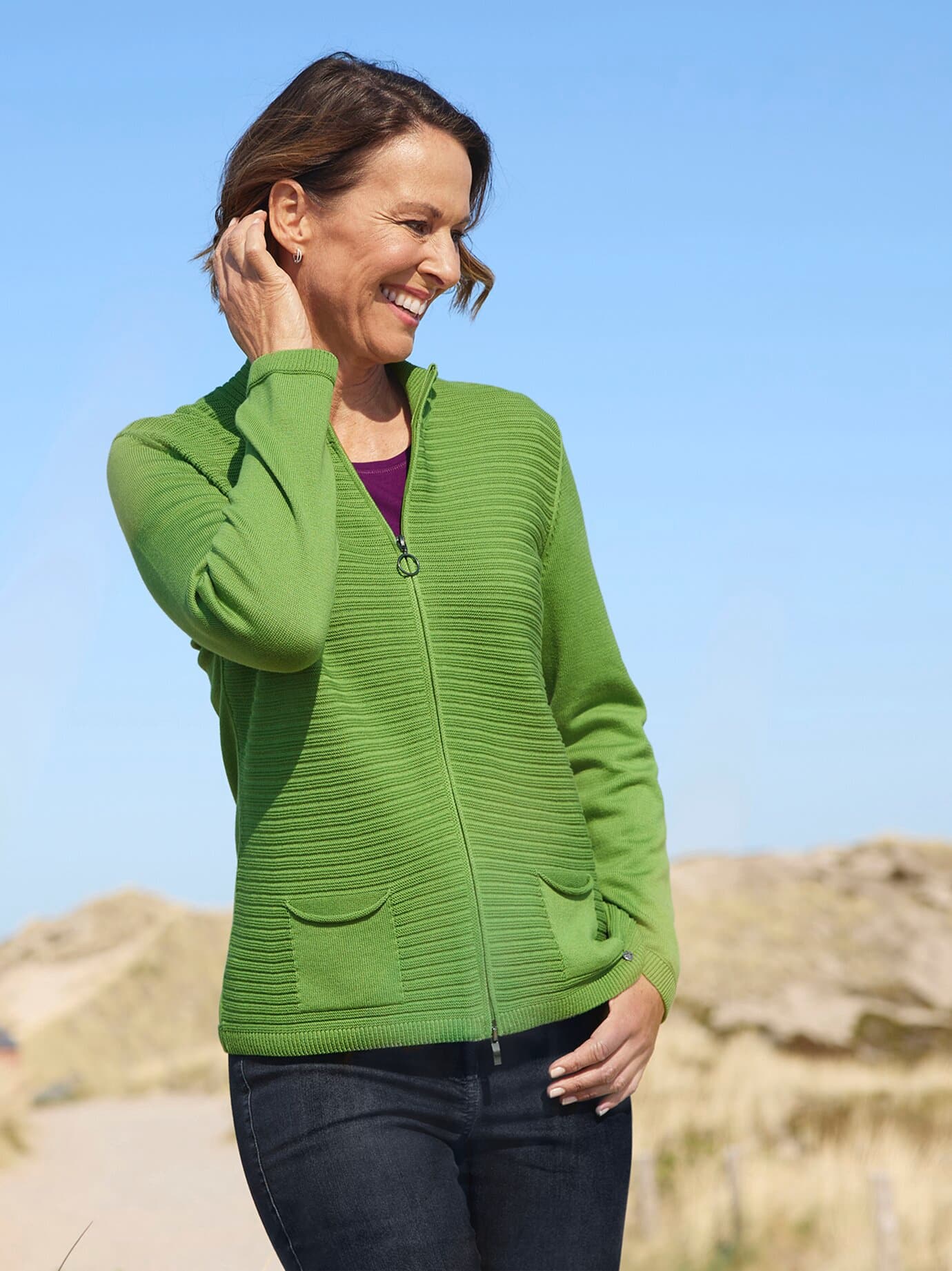 Thumbnail - Rabe Strukturstrick-Cardigan