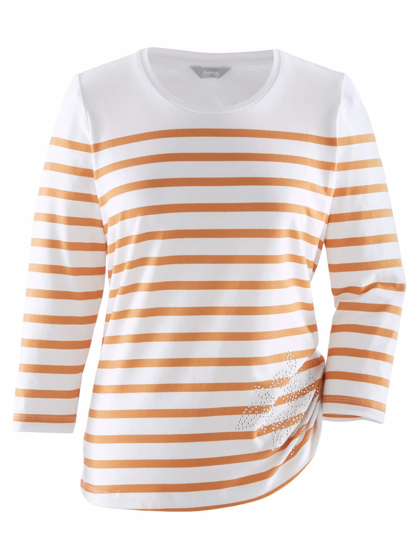 Thumbnail - Rundhals-Shirt Streifenmuster