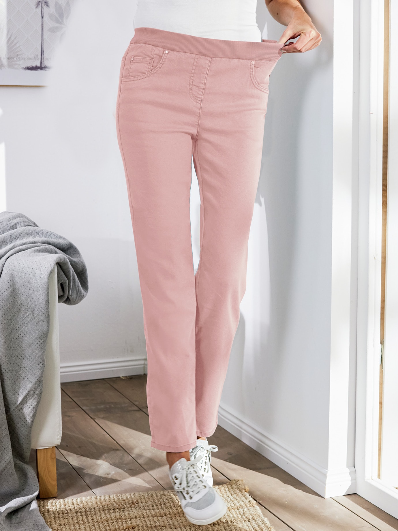 Bequembundhose Powerstretch Rosé