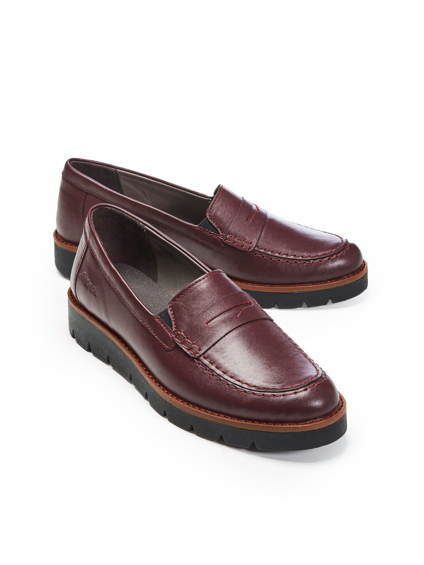 Bequem-Loafer City - Bordeaux - female - Size: 39
