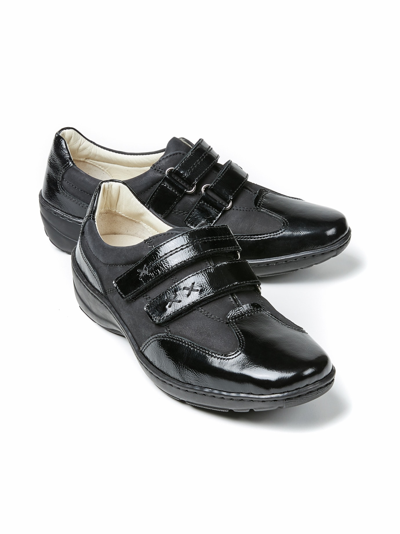 City-Klettschuh Ultraleicht Schwarz