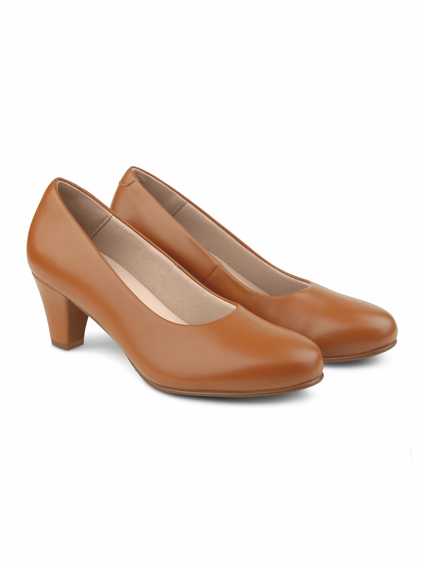 Hallux-Pumps Cognac