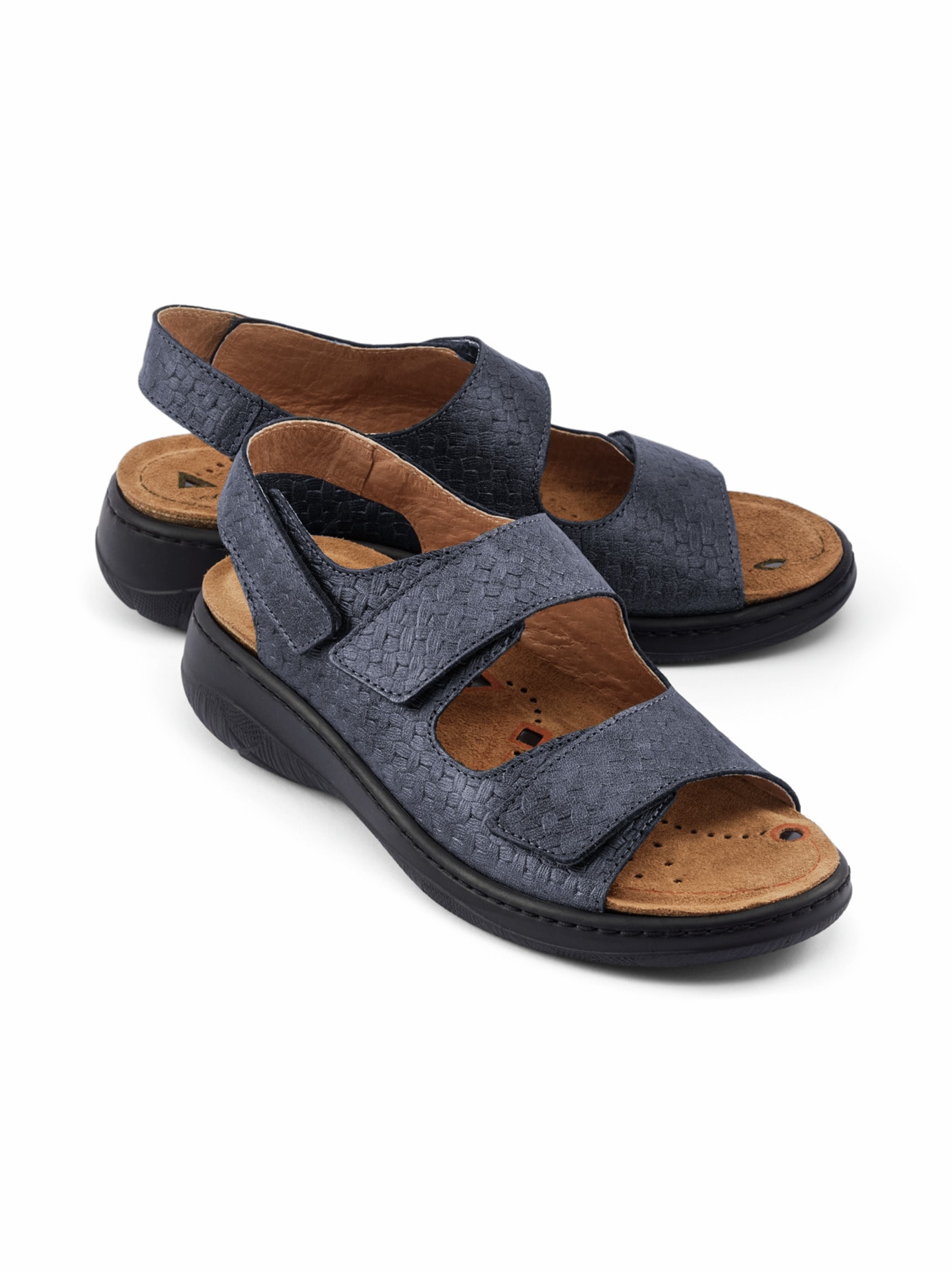 Magnetfußbett-Sandale Blau