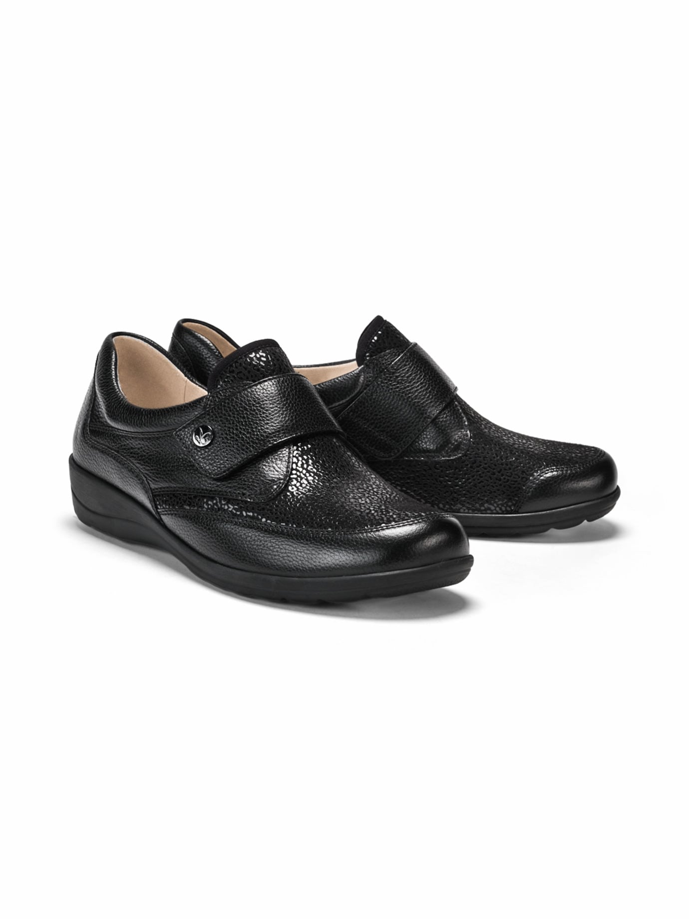 Hallux-Klettschuh Klassik Schwarz