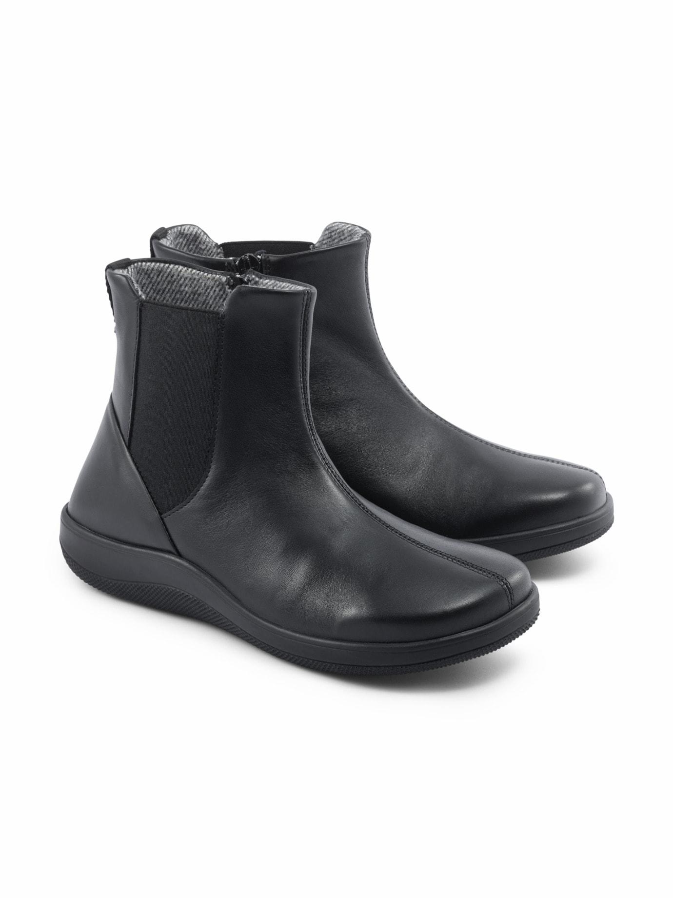 Naturform-Bootie Schwarz