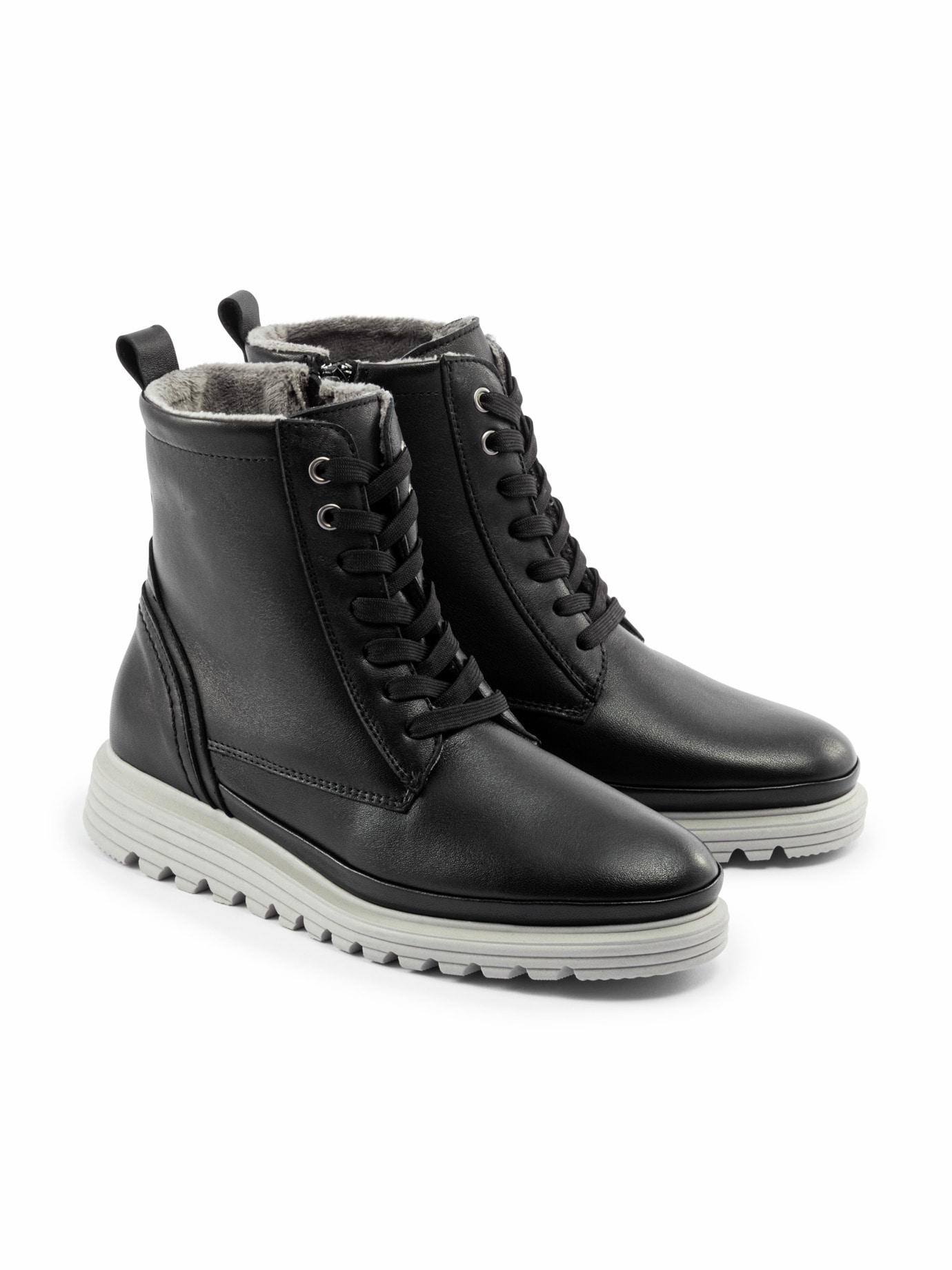 Hallux-Schnürbootie Comfort Schwarz