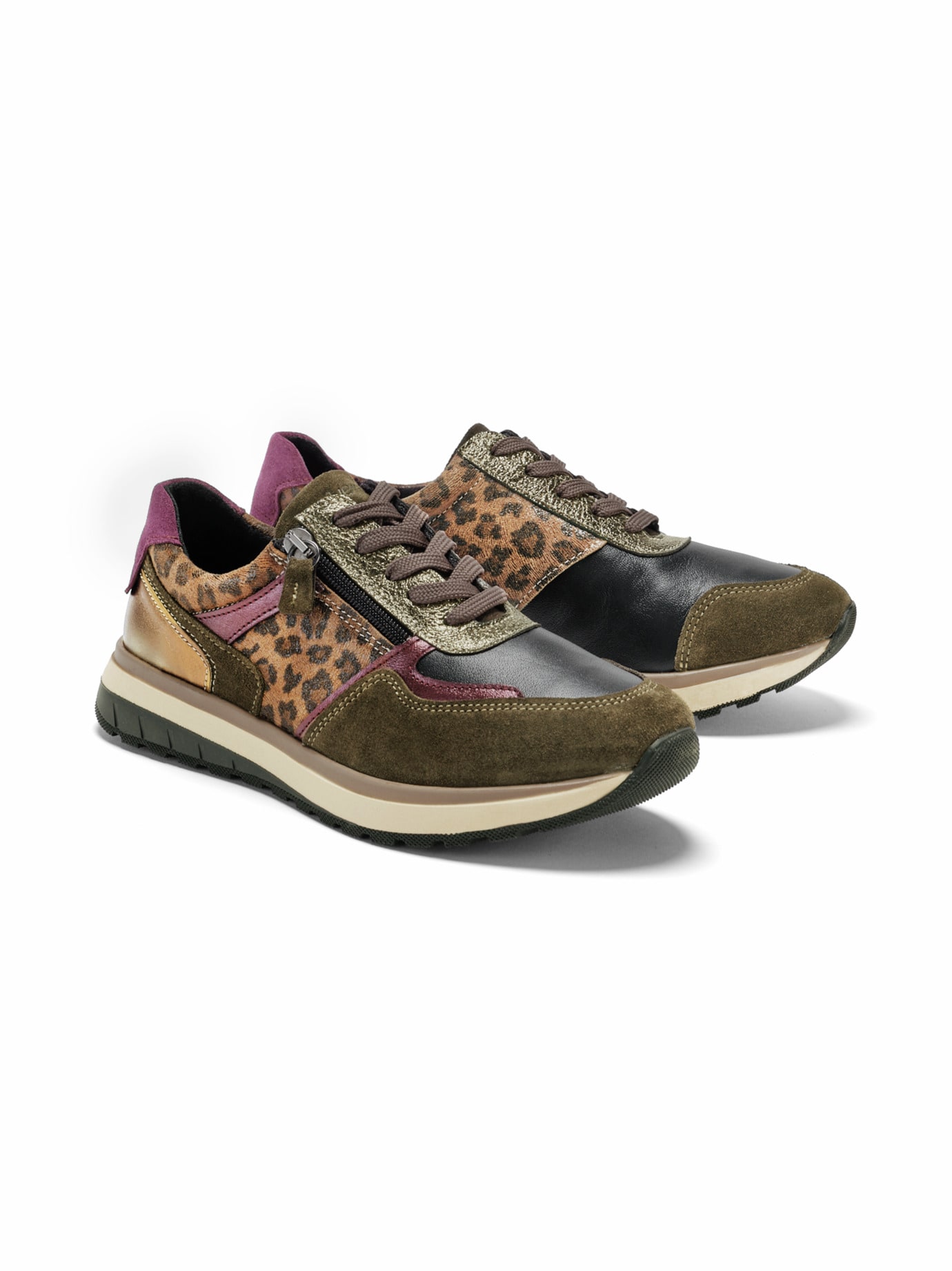 Hallux-RV Schnürer Rutschfest Multicolor