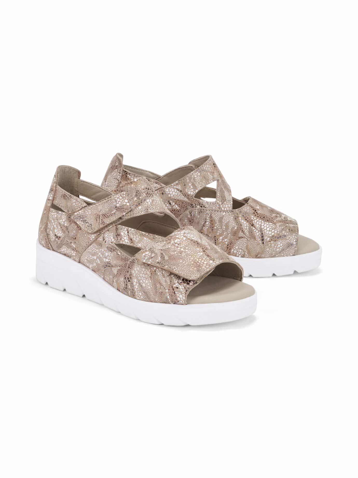Sandalenschuh-Extraweite - Beige