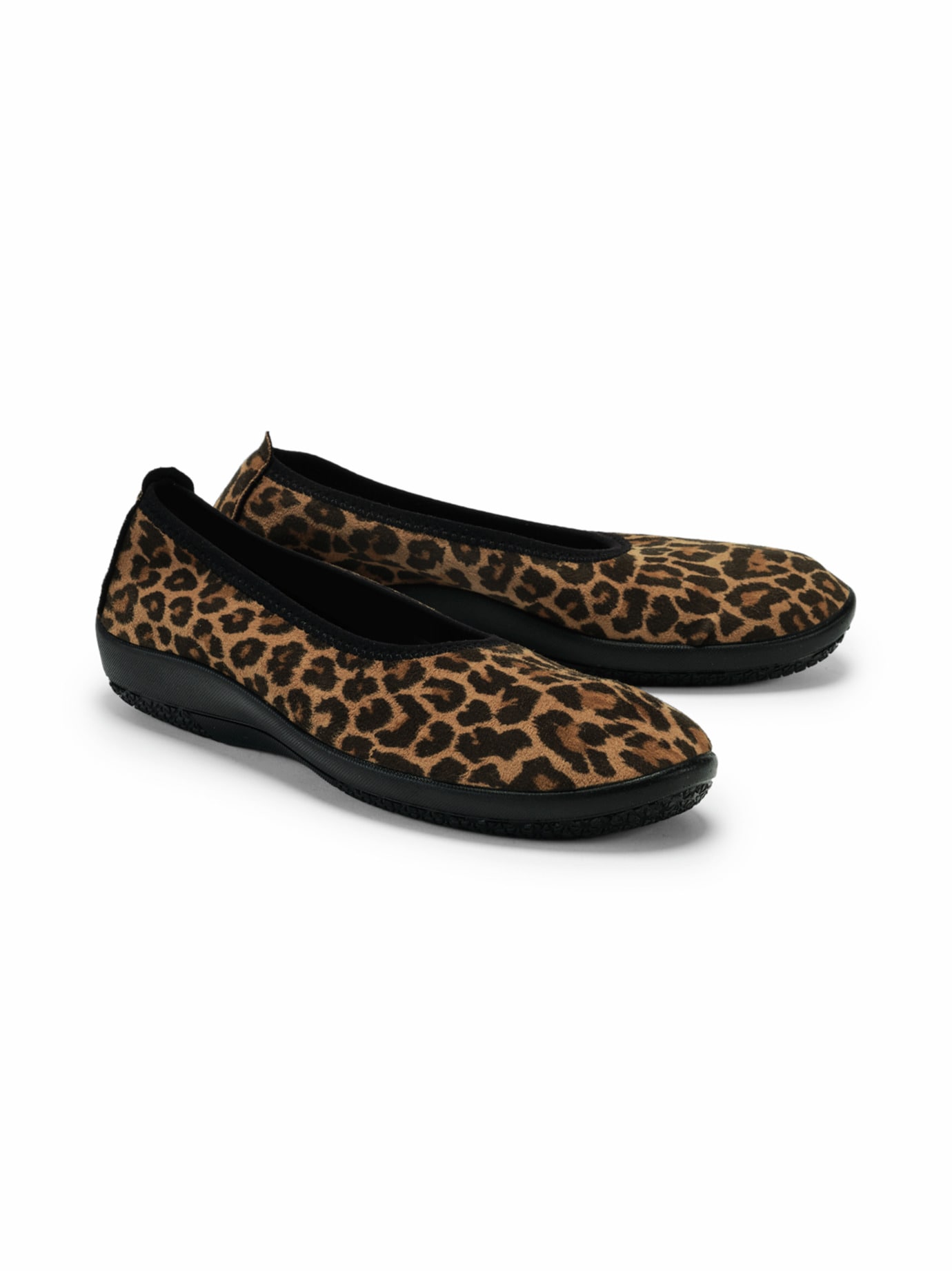 Hallux-Softslipper Animalprint Leo-Braun