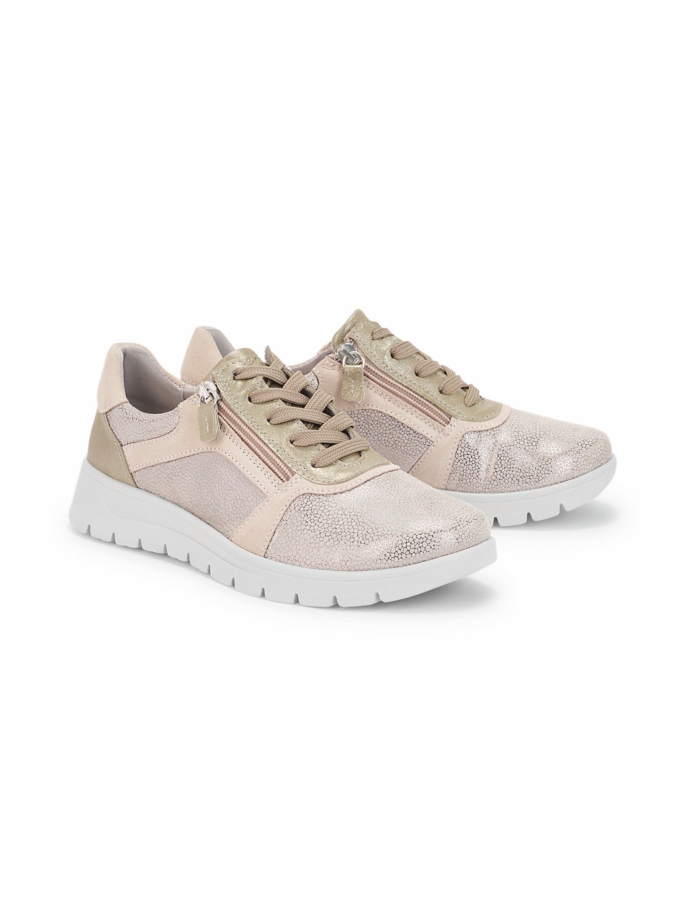 Hallux-Schnürer Superstretch - Beige metallic