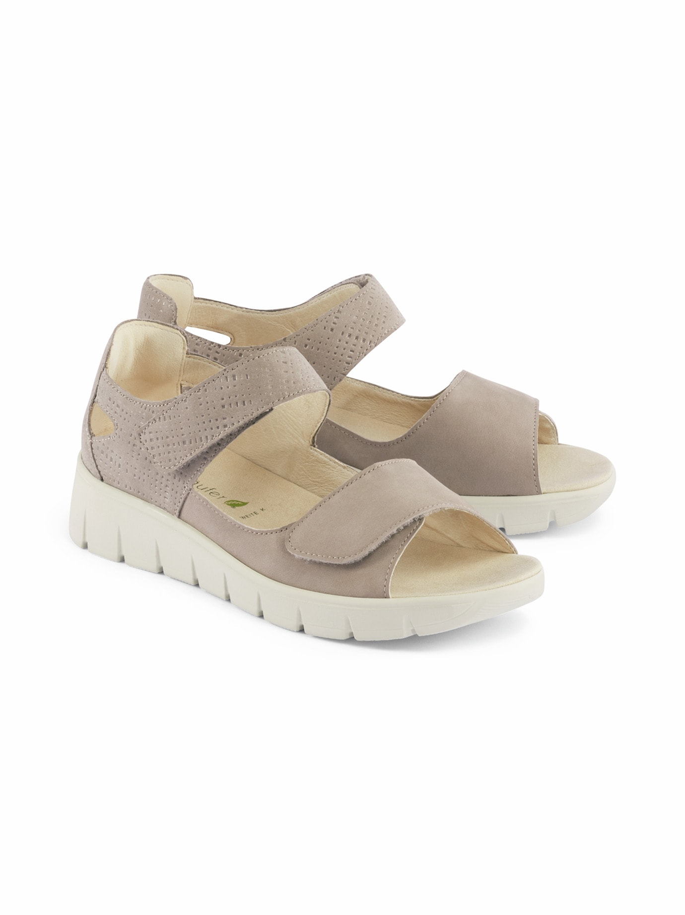 Waldläufer-Sandalenschuh Extraweit Taupe
