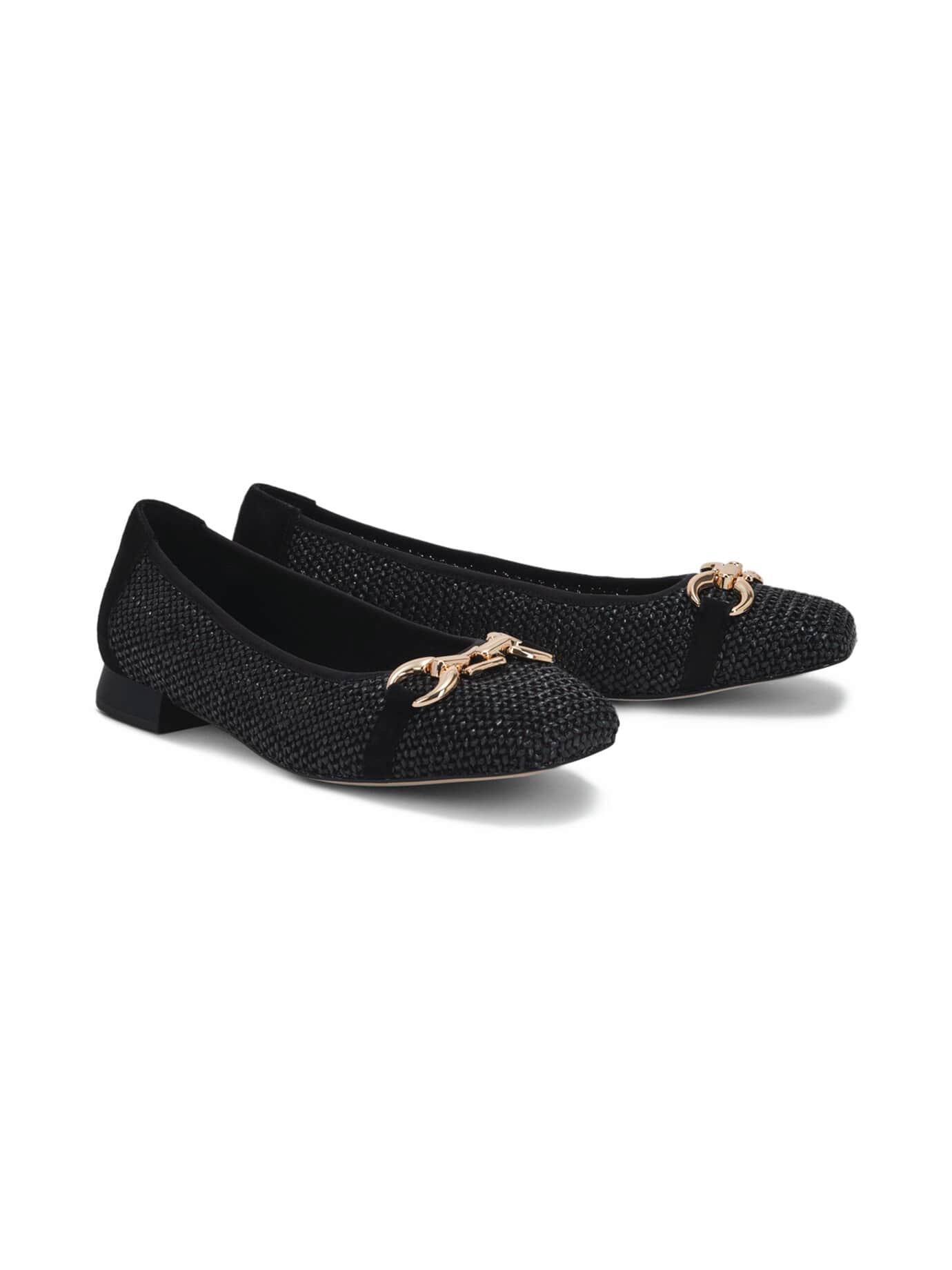 Bast-Ballerina Elegant - Schwarz - female - Size: 36