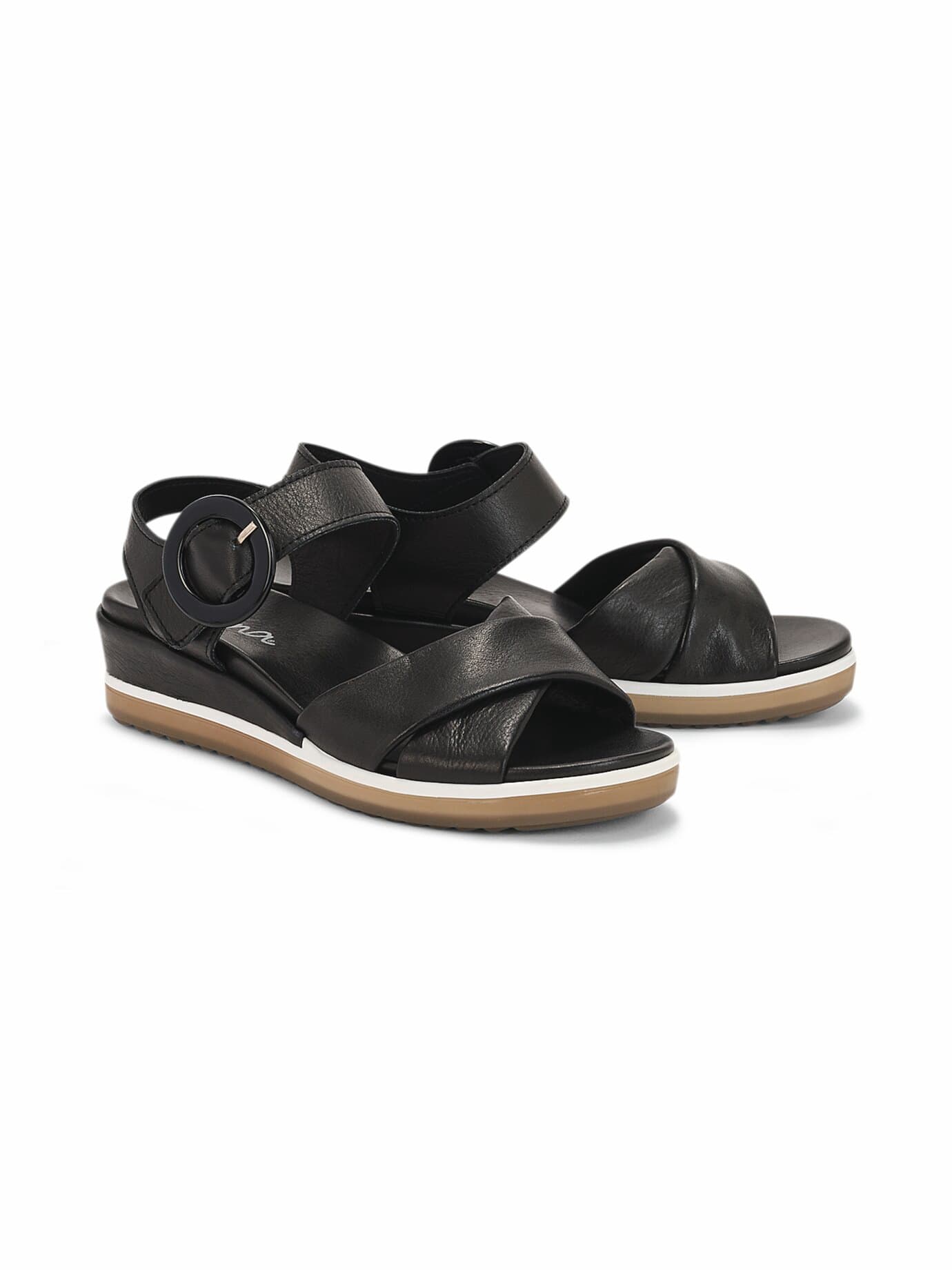 Hallux-Sandale Softleder - Schwarz - female - Size: 38