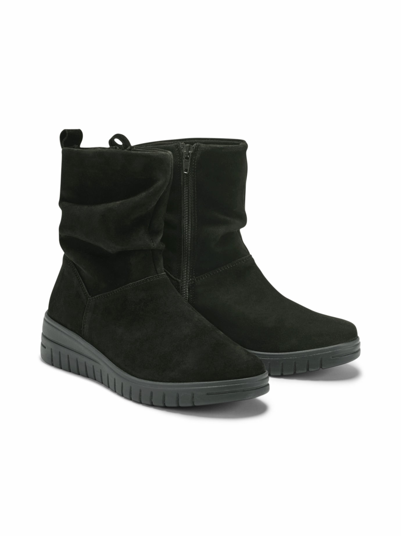 Hallux-Soft Stiefelette Luftpolster Schwarz