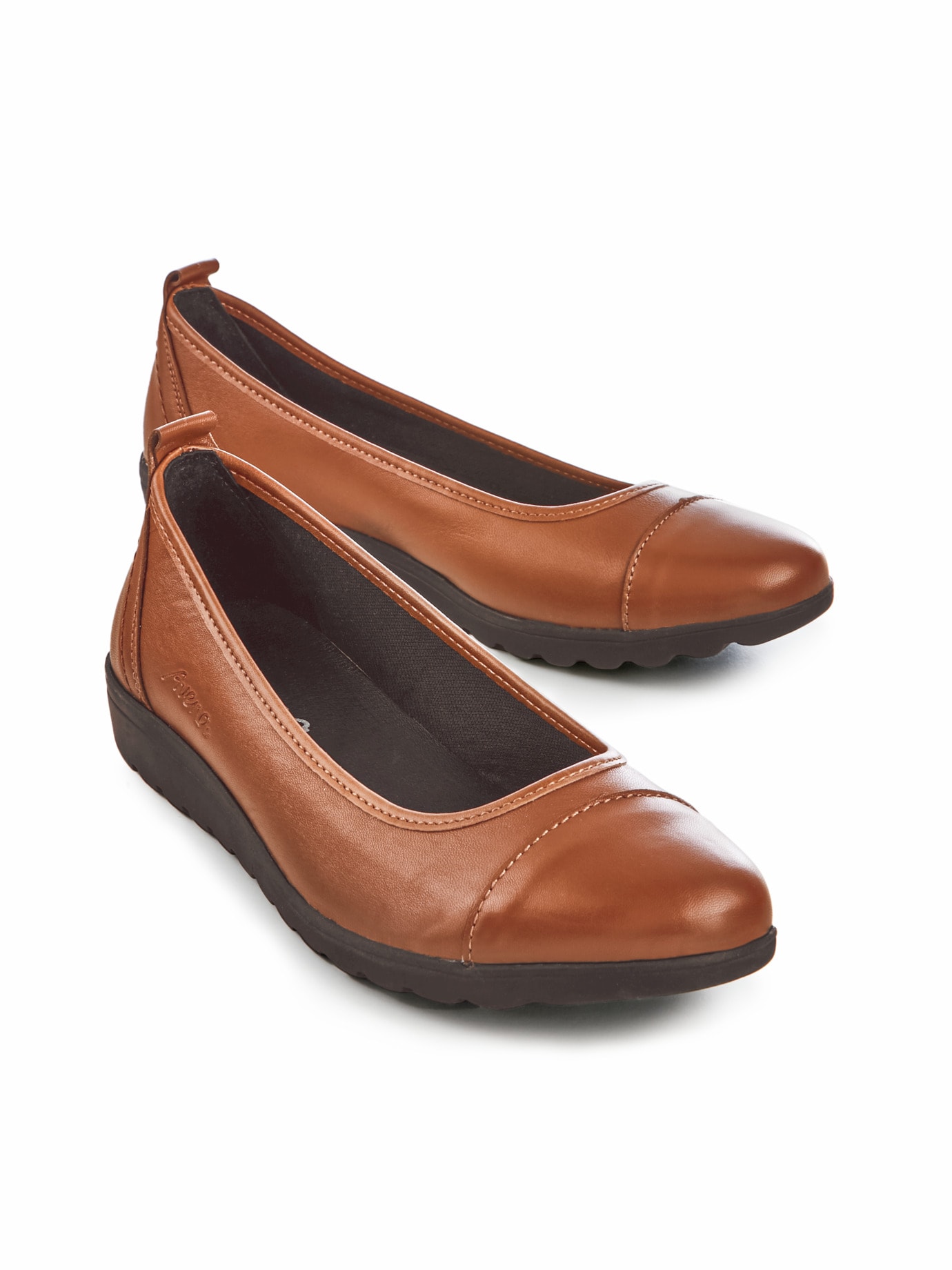 Hallux-Ballerina Extraleicht Cognac