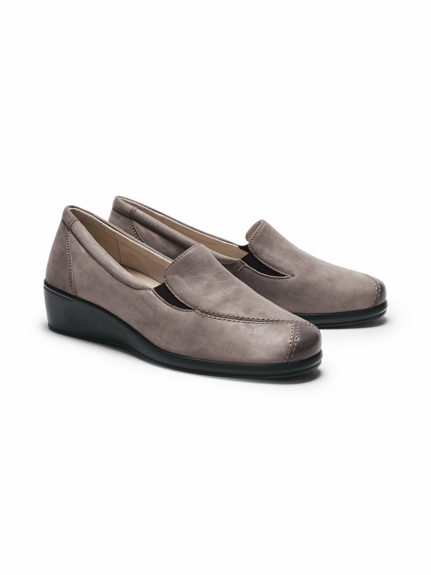 Komfort-Slipper Soft Taupe
