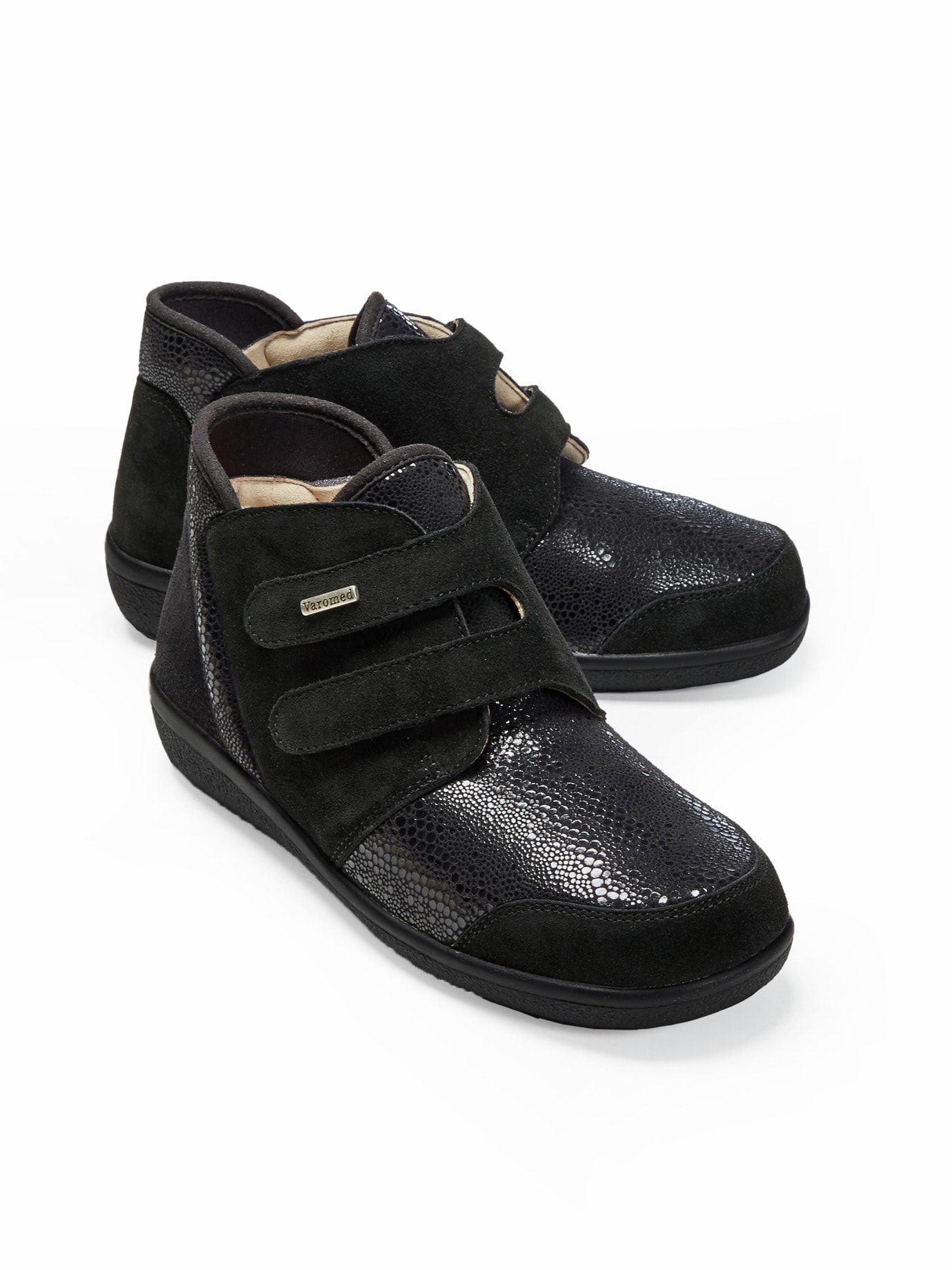 Varomed-Klett-Gesundheitsbootie Schwarz