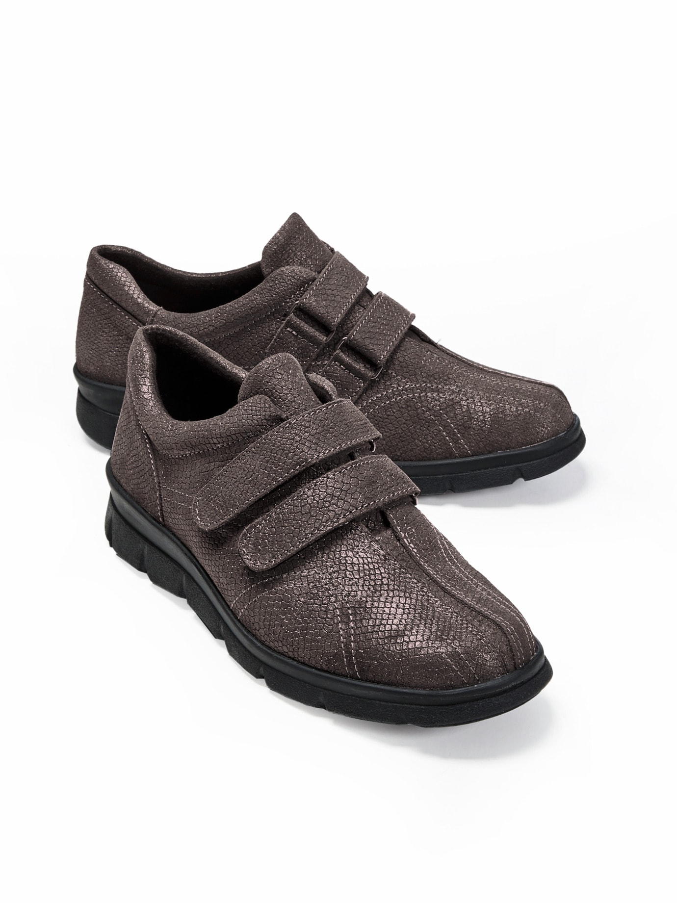 Federleicht-Klettslipper Braun