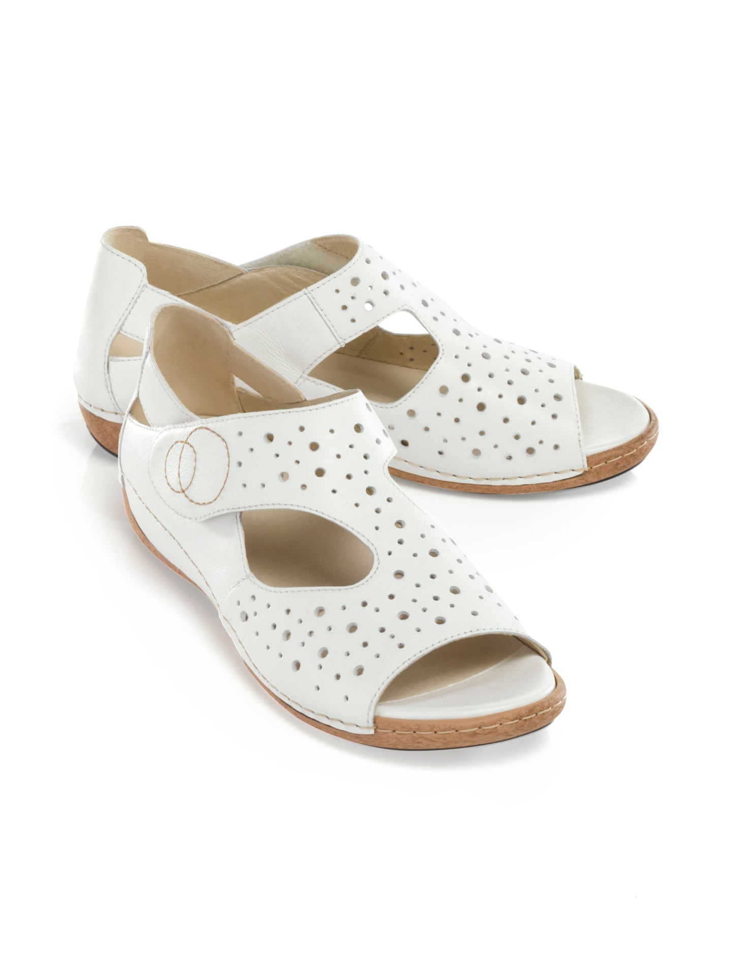 Waldläufer-Sandalenschuh Ibiza Weiß